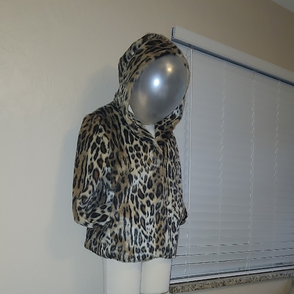 Ann Taylor Brown and Black Puffer Jacket